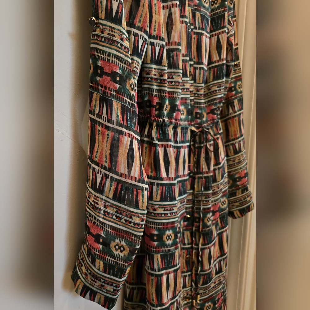 NWOT Tahari - Arthur S. Levine Long Or Midi Sleeve Dress 6 - Picture 4 of 8
